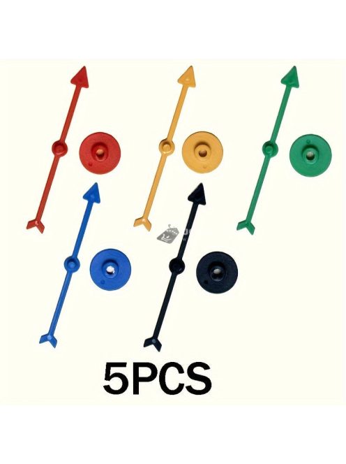 5 db nyíl játékpörgető szivárvány színben