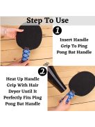 Csúszásmentes asztaliteniszütő markolat