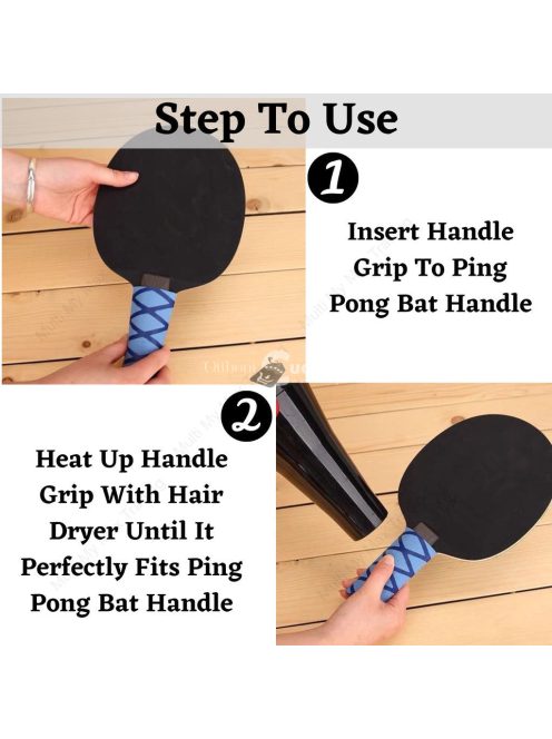 Csúszásmentes asztaliteniszütő markolat