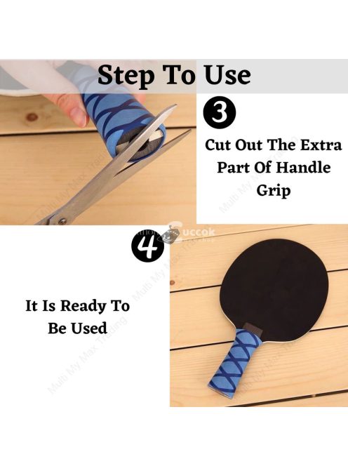 Csúszásmentes asztaliteniszütő markolat