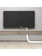 1,5 m hosszú fonott kábelhüvely, vezetékvédő cső, osztott hüvely áramkábelekhez és audio/videó kábelekhez Fehér