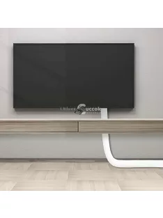   1,5 m hosszú fonott kábelhüvely, vezetékvédő cső, osztott hüvely áramkábelekhez és audio/videó kábelekhez Fehér