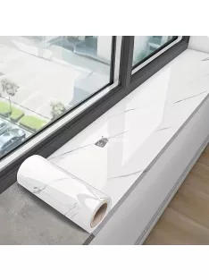   Öntapadós ablakpárkány matrica, vízálló és UV-álló vinyl ablakpárkány védő, 5 m × 30 cm Gyors homokkő