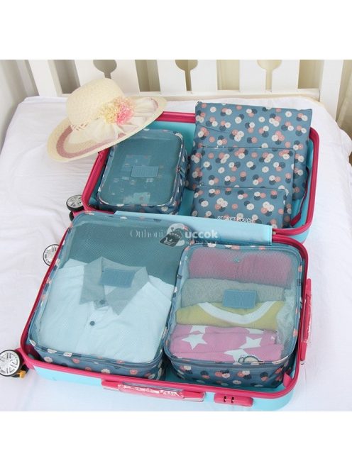 Bőrönd rendszerező, bőröndrendező szett 6 db-os