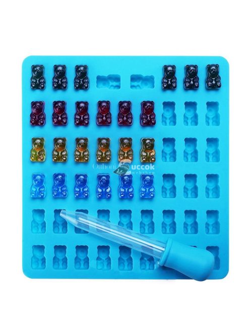 Gumicukor forma, házi gumicukor készítő, gumimaci forma