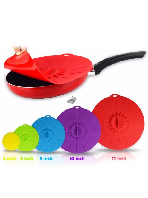 5 db-os vákuumos szilikon fedő szett