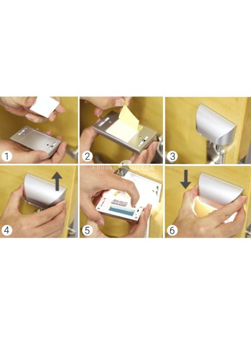 Kulcslyuk világítás (mozgásérzékelős)