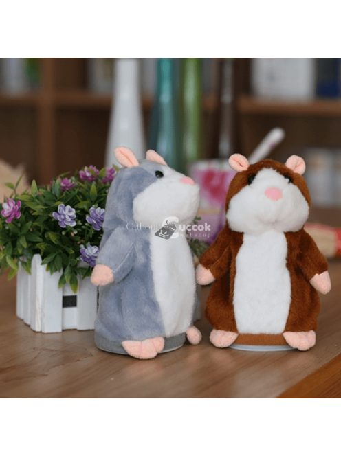 Beszélő hörcsög, interaktív játék, plüss hörcsög játék