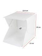 Fotódoboz, fotósátor, összecsukható mini fotó stúdió