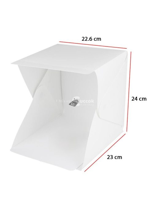 Fotódoboz, fotósátor, összecsukható mini fotó stúdió