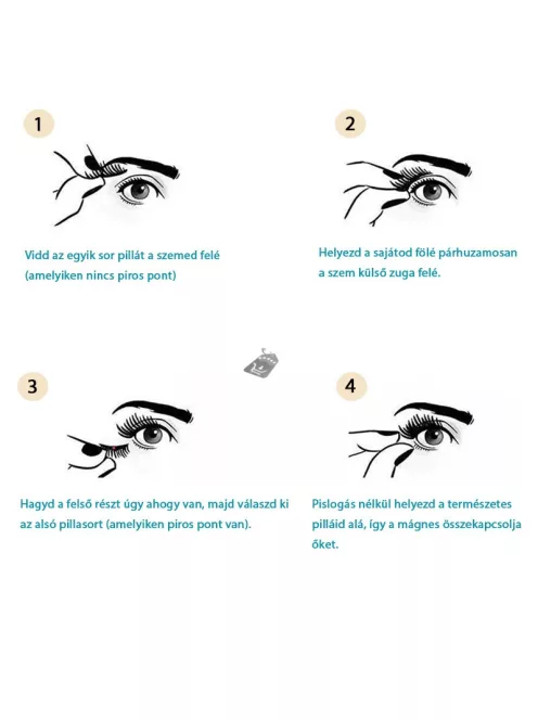 Mágneses műszempilla 10 mm-es