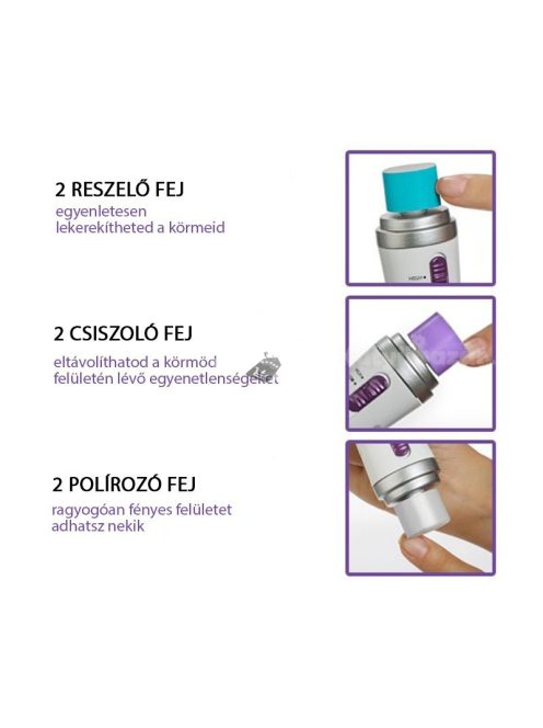 Körömpolírozó manikür szett