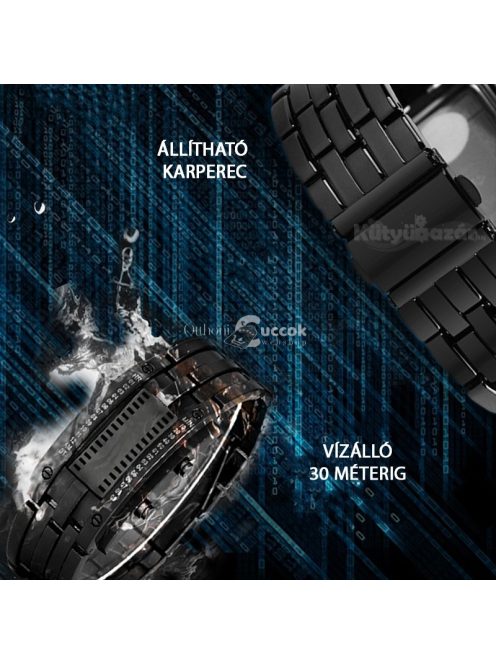 Futurisztikus bináris karóra