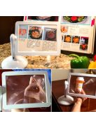 Nagyító, asztali nagyító lámpával