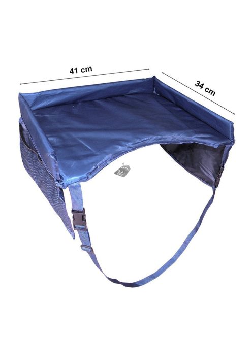 Gyerekülésre csatolható autóstálca, piros