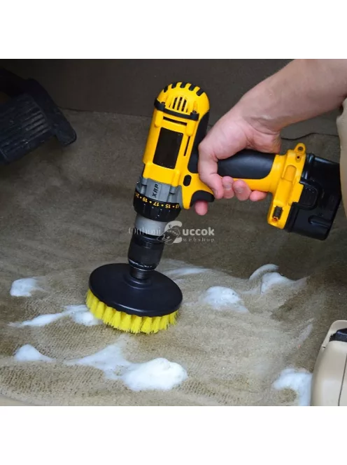 Súrolókefe szett fúrógéphez