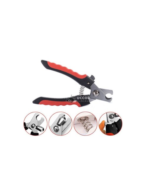 Kutya és macska körömcsipesz fogó - Köröm vágó - Körömvágó olló - Állat körömvágó - Körömvágó készlet