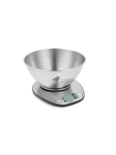   Elektronikus konyhai pincér 5kg/1g digitális precíziós fém mérleggel