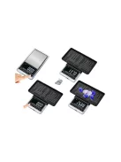 Elektronikus precíziós súlymérő 500g/0.01 - digitális mérleg súlyméréshez, pontos mérés, konyhai súlymérő