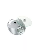 Elektronikus üveg konyhai mérleg 5kg / 1g időmérővel