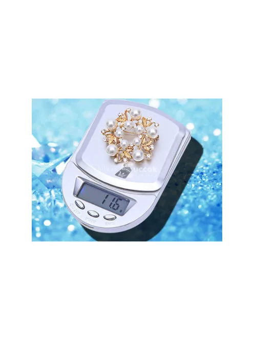 Ékszer mérleg 500g/0.1g - értékes kőmérleg - zsebmérleg - pontos mérés - digitális mérleg