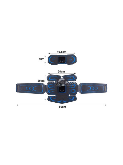 3 az 1-ben elektromos hasizom stimulátor - EMS hasizom stimulátor - elektrostimulátor