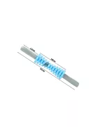 Háti masszírozó görgő forgó test görgő - masszázs henger hátra, hát masszázs görgő - hát masszírozó görgő