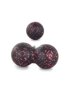   Masszírozó görgő labda + dupla - fitness roller masszázs labda