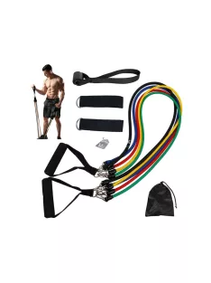   Edzés szalagok szettje 5 ellenállási szalaggal - erősítő rugalmas szalagok