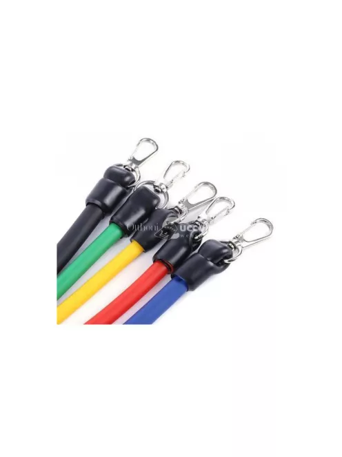 Edzés szalagok szettje 5 ellenállási szalaggal - erősítő rugalmas szalagok