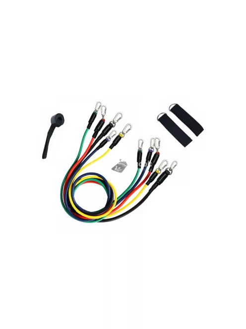 Edzés szalagok szettje 5 ellenállási szalaggal - erősítő rugalmas szalagok