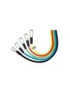 Edzés szalagok szettje 5 ellenállási szalaggal - erősítő rugalmas szalagok