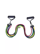 Edzés szalagok szettje 5 ellenállási szalaggal - erősítő rugalmas szalagok