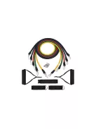 Edzés szalagok szettje 5 ellenállási szalaggal - erősítő rugalmas szalagok