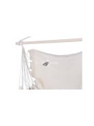 Brazíliai függőágy fehér színben, 10 méteres - kényelmes pihenés, kerti felszerelés, nyári kikapcsolódás, relaxálás