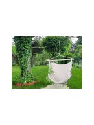 Brazíliai függőágy fehér színben, 10 méteres - kényelmes pihenés, kerti felszerelés, nyári kikapcsolódás, relaxálás