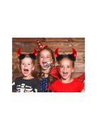 Ördög szarv fejpánt Halloween farsanghoz - gyerekek és felnőtteknek.