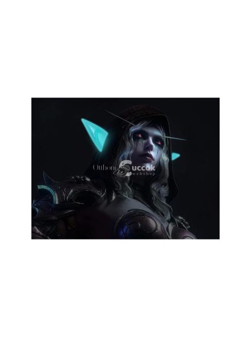 Mű tündér fülek világító - cosplay, Halloween, party, jelmez, fantasy, karakter, fülbevaló, divat, kiegészítő