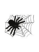 Halloween pók 4 db nagy dekoráció rémisztő hangulatban