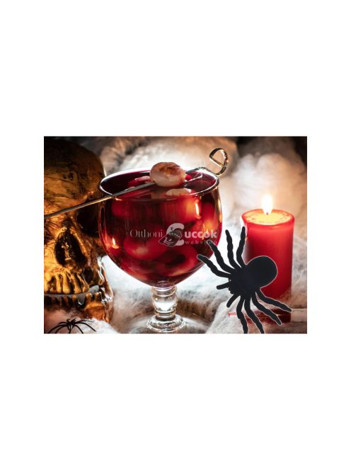 Halloween pók 4 db nagy dekoráció rémisztő hangulatban