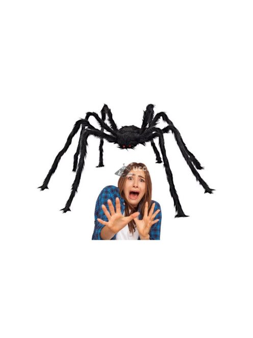Halloween óriás pók dekoráció