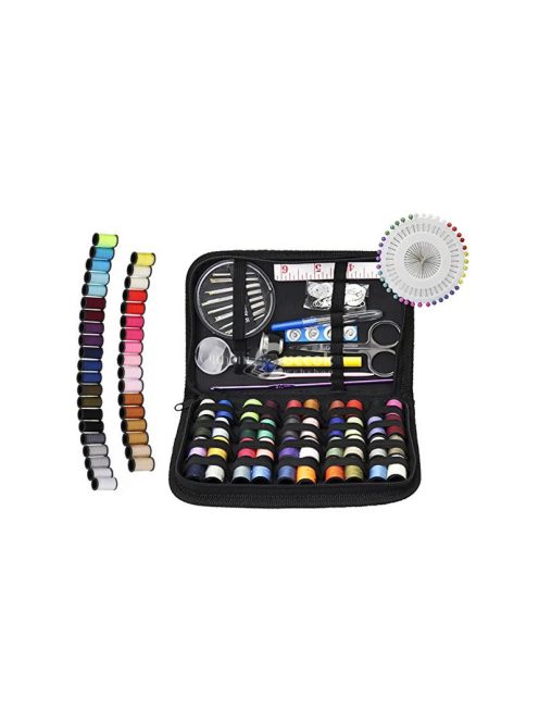 Varrókészlet tű fonal tűzőgombok nagy horgoló tűk