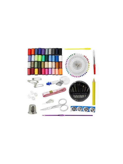 Varrókészlet tű fonal tűzőgombok nagy horgoló tűk