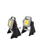 Tölthető LED COB USB halogén reflektor - kerti világítás, sátorozás, túrázás, autószerelés - energiatakarékos fényforrás