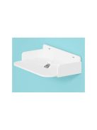 Fali könyvespolc virágok fehér matt