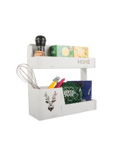   Szervező akasztós polc konyhaszekrénybe - praktikus tárolás, rendszerezés, helytakarékosság.