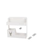 Szervező akasztós polc konyhaszekrénybe - praktikus tárolás, rendszerezés, helytakarékosság.