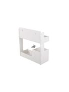 Szervező akasztós polc konyhaszekrénybe - praktikus tárolás, rendszerezés, helytakarékosság.