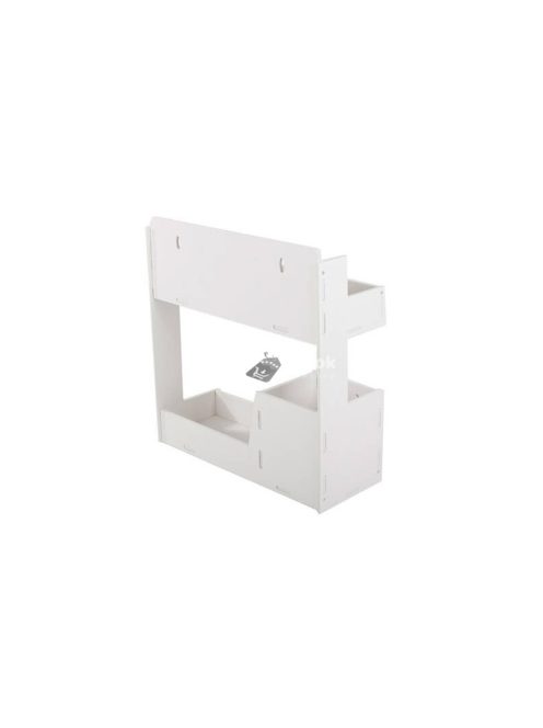 Szervező akasztós polc konyhaszekrénybe - praktikus tárolás, rendszerezés, helytakarékosság.