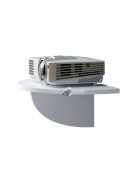 Fali polc vázáknak, virágoknak, telefon töltésre fehér matt